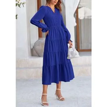 PRETTYGARDEN Women's Maxi Dress - Elegant & Flowy