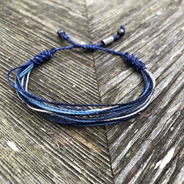 Handmade Surfer String Bracelet for Men - Adjustable & Waterproof
