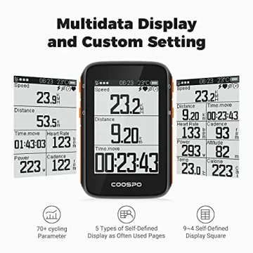 COOSPO BC200 GPS Bike Computer Wireless with Cadence Sensor