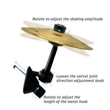 Car Cymbal Mini Drum - Fun Music Accessory for All Vehicles