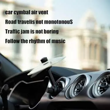 Car Cymbal Mini Drum - Fun Music Accessory for All Vehicles