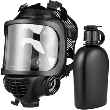 MIRA SAFETY CBRN Full Face Gas Mask CM-6M with Drinking System, 2 Piece Set
