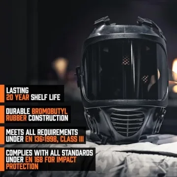 MIRA SAFETY CBRN Full Face Gas Mask with Drinking System