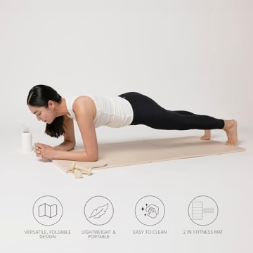 Stakt Foldable Fitness Yoga Mat for Comfort and Convenience