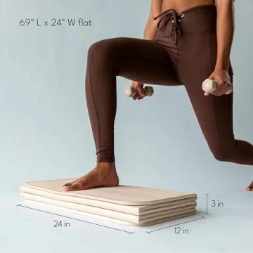 Stakt Foldable Fitness Yoga Mat for Comfort and Convenience