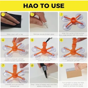 2025 Windshield Repair Kit Easy Fix for All Crack Types