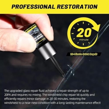 2025 Windshield Repair Kit Easy Fix for All Crack Types