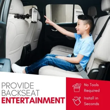 Adjustable Car Tablet Mount for iPad and Devices