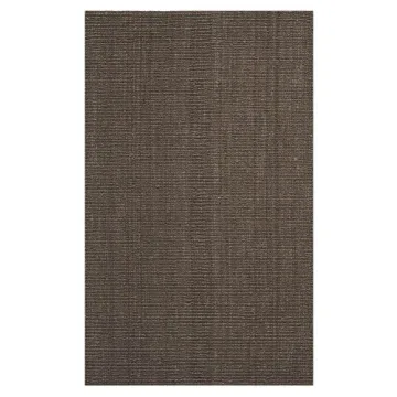 SAFAVIEH Natural Fiber Collection Area Rug - 8' x 10', Brown, Handmade Chunky Textured Jute 0.75-inc...