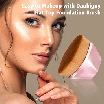 Daubigny Rose Golden Foundation Brush for Flawless Makeup