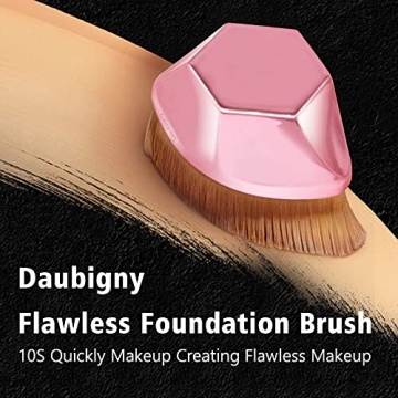 Daubigny Rose Golden Foundation Brush for Flawless Makeup