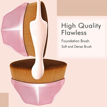 Daubigny Rose Golden Foundation Brush for Flawless Makeup