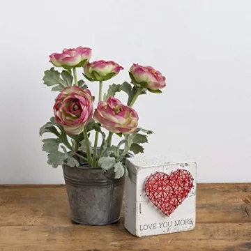 Love You More Rustic Wood Sign by Primitives by Kathy