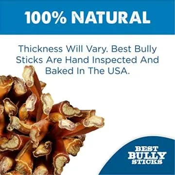 Best Bully Sticks - Odorless Natural Chew Treat for Dogs