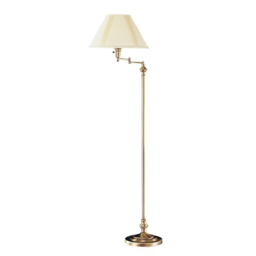 Cal Lighting BO-314-AB Transitional Swing Arm Floor Lamp - Elegant Antique Bronze Design