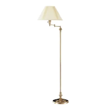 Cal Lighting BO-314-AB Transitional Swing Arm Floor Lamp - Elegant Antique Bronze Design