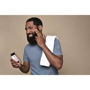 Scotch Porter Exfoliating Face Scrub for Men | Facial Cleanser Unclogs Pores & Evens Out Skin Tone | Formulated with Non-Toxic Ingredients, Free of Parabens, Sulfates & Silicones | Vegan | 4oz Bottle