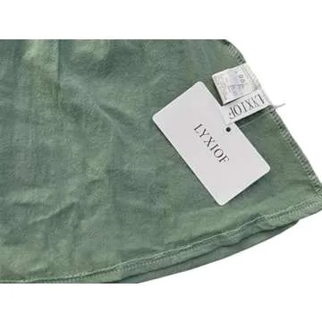 LYXIOF Toddler Baby Girl Cotton Linen Summer Dress Ruffle Sleeve Back Bowknot Kids Beach Dresses Green 90CM