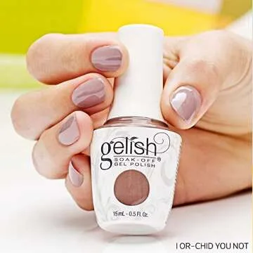 Gelish Soak Off Gel Polish for Long-Lasting Vibrant Nails