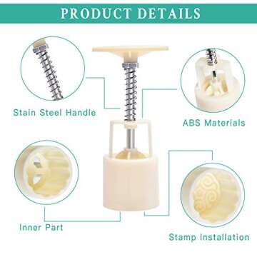 Akamino Bath Bomb Mold Kit for Fun DIY Crafting