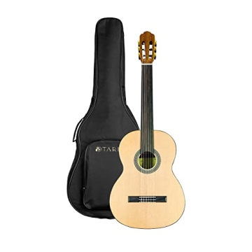 TARIO 39 Inch Fretless Classical Guitar for Unique Musical Expression