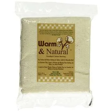 Warm & Natural Cotton Batting for Cozy Quilts