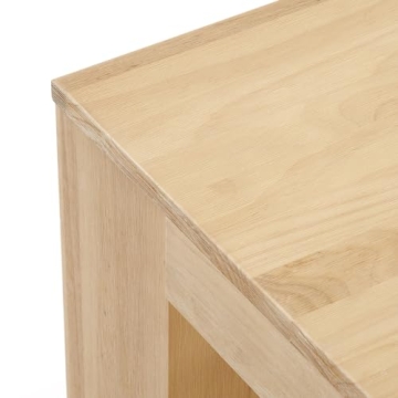 Stylish Plank+Beam Solid Wood Coffee Table with Shelf