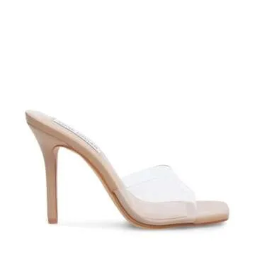 Steve Madden Women's Signal Heeled Sandal - Clear Style and Comfort
