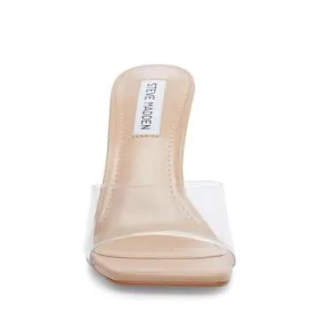 Steve Madden Women's Signal Heeled Sandal - Clear Style and Comfort