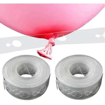 KINGGRID Balloon Decorating Strip, 16.5ft, for Party (2 Pack) Upgraded Version