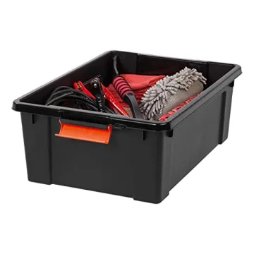 Durable Stackable Storage Bins Made in USA Lockable