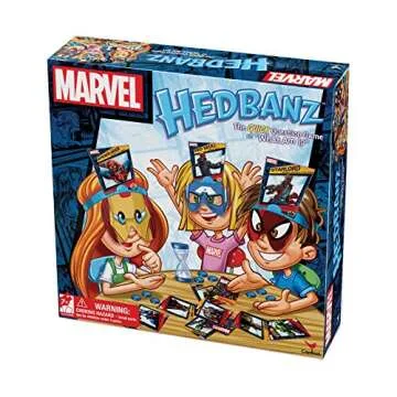 Hedbanz: Marvel Edition - The Ultimate Family Game for Superhero Fans!
