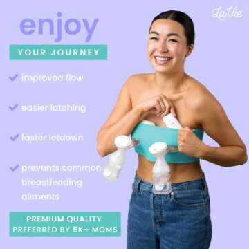 LaVie™ Lactation Massager with Warming for Breastfeeding | Breast Massager with Heat and Vibration...