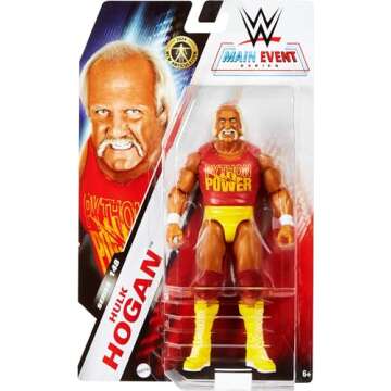 Mattel WWE Action Figure, 6-inch Collectible Hulk Hogan with 10 Articulation Points & Life-Like Look
