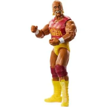 Mattel WWE Action Figure, 6-inch Collectible Hulk Hogan with 10 Articulation Points & Life-Like Look