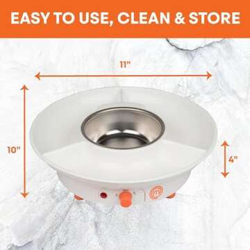 MasterChef Chocolate Fondue Maker- Deluxe Electric Dessert Fountain Fondue Pot Set w 4 Forks & Party...