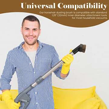 TXIN Soft Vac Dusting Brushes - 4 Efficient Attachments