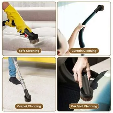 TXIN Soft Vac Dusting Brushes - 4 Efficient Attachments