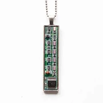 Unique Circuit Board Necklace for Eco-Friendly Fashion