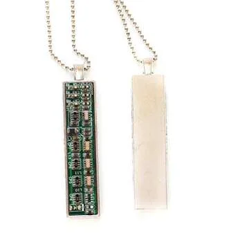 Unique Circuit Board Necklace for Eco-Friendly Fashion