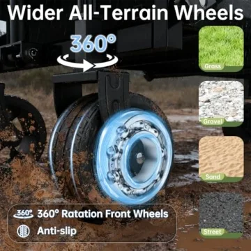 InBrave Extra Long Collapsible Wagon Cart for Outdoors