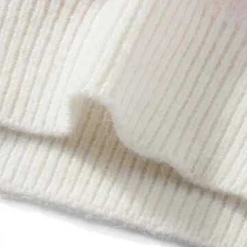 Mommy and Me Matching Outfits Valentine Heart Sweaters Long Sleeve Round Neck Pullovers Knit Tops (Daughter, Beige, 9-10 Years)