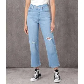 Levi's Ribcage Straight Ankle Jeans for Women