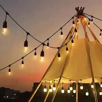 Meidaoduo 100FT Outdoor String Lights for Ambiance