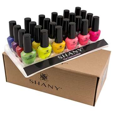 SHANY Cosmopolitan DIY Nail Polish Set with 24 Trendy Colors