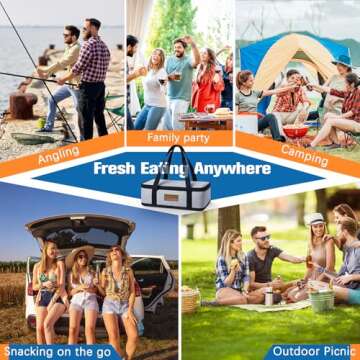 Chilled Portable Snackle Box with Ice Pack & Bag