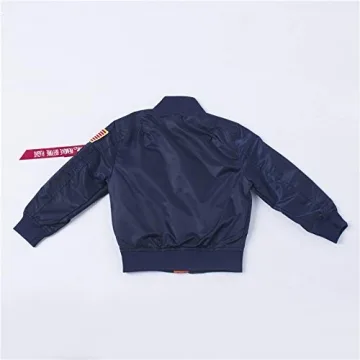 OYSTERBOY NASA MA-1 Flight Jacket for Kids Stylish Outerwear
