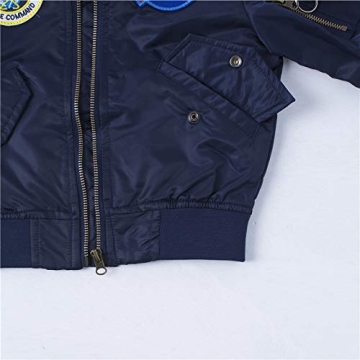 OYSTERBOY NASA MA-1 Flight Jacket for Kids Stylish Outerwear