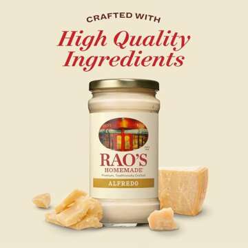 Rao's Homemade Alfredo Sauce 15 oz - Premium Creamy Pasta Sauce Blend