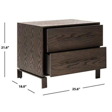 Elegant Safavieh Couture Nightstand with 2 Drawers